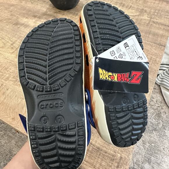 Dragon Ball Z x Crocs GOKU Classic Clogs Mens 5 Womens 7 Orange And Blue NEW main image 5